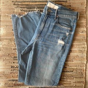 MOTHER the insider ankle chew jeans